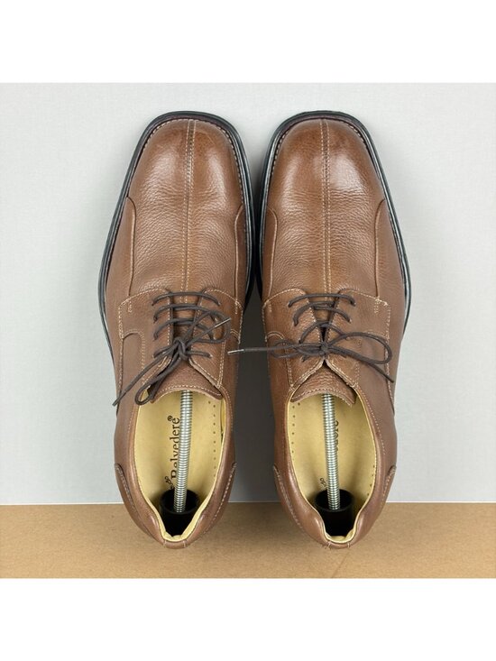Belvedere Studio Bay Bridge Leather Oxford Dress Shoes Mens 14 Brown Lace Up main image 5